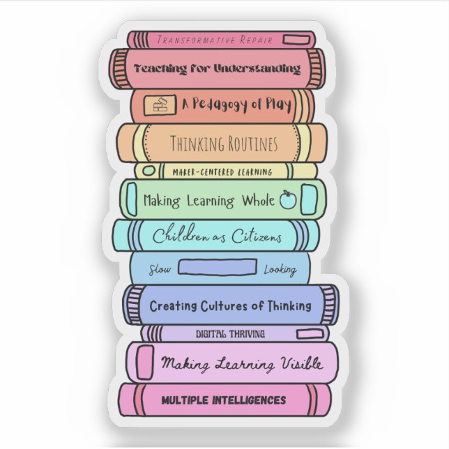 Autocollant de bibliothèque PZ (Devant)
