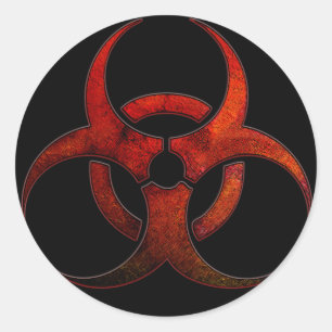 autocollant de Bio-risque