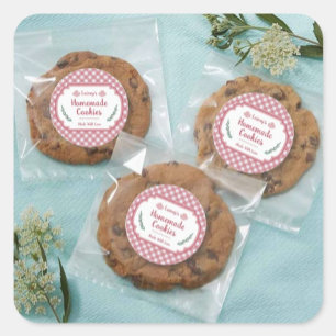 Autocollant de biscuits faits maison