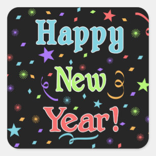 Autocollant de bonne année