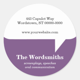 Autocollant de bulle de la parole