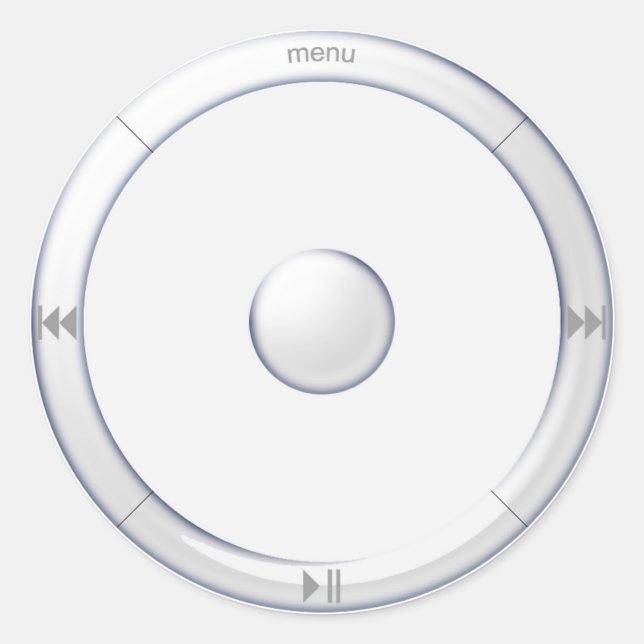 autocollant de cadran d'iPod (Devant)