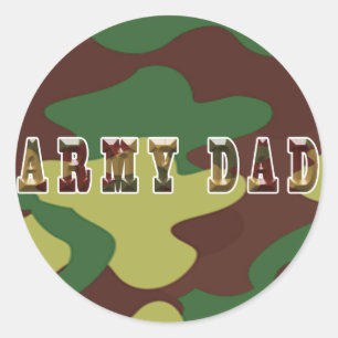 Autocollant de camouflage de papa d'armée