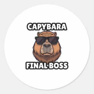 Autocollant de Capybara Boss Final