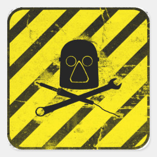 Autocollant de carré de logo de Milwaukee