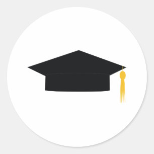 Autocollant de casquette d'obtention du diplôme