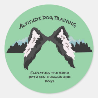 Autocollant de cercle de formation de chien d'atti