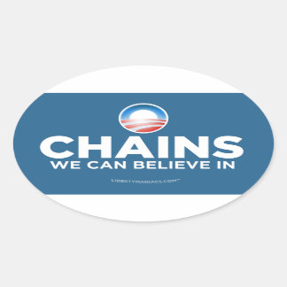 Autocollant de chaînes parodiques Obama