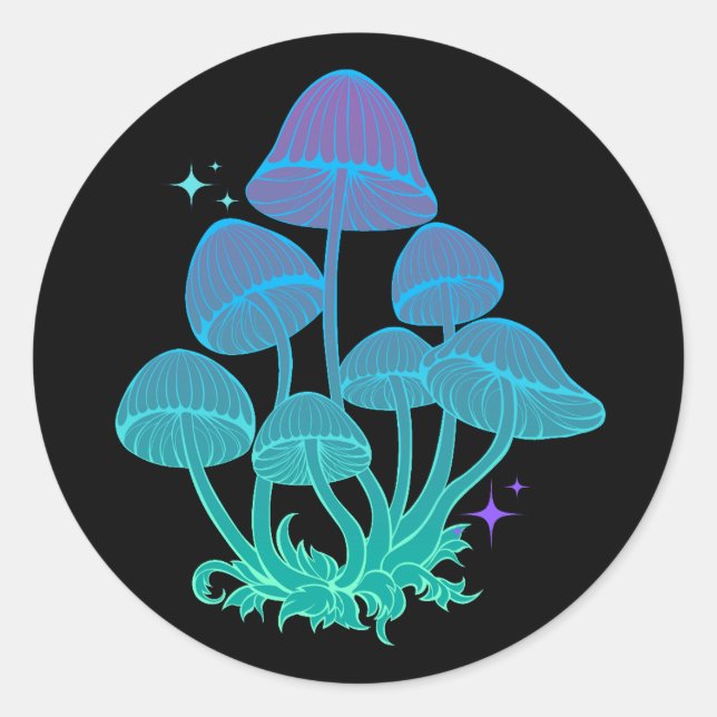 Autocollant de champignon (Devant)