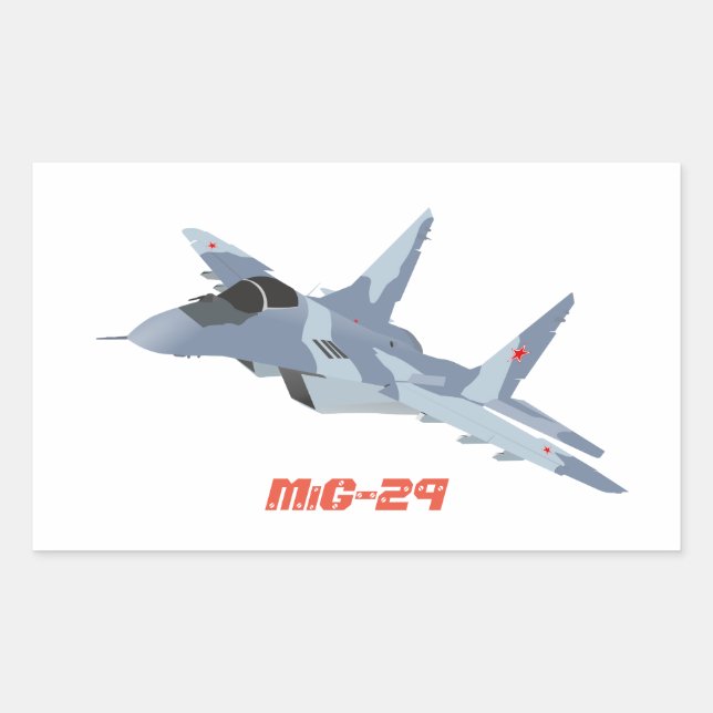 Autocollant de chasse à réaction MiG-29 (Devant)