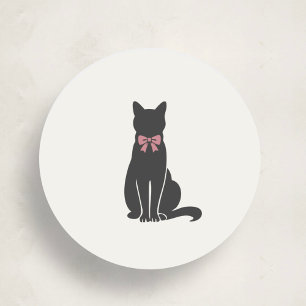 Autocollant de chat neutre moderne