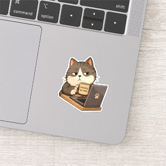 Autocollant de chat pas vraiment intéressant