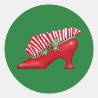 Autocollant de chaussures de Noël