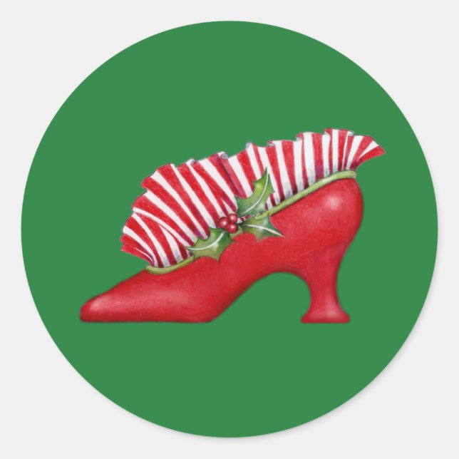Autocollant de chaussures de Noël (Devant)