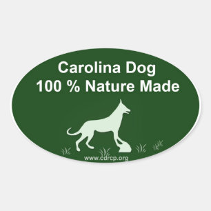 Autocollant de chien de la Caroline