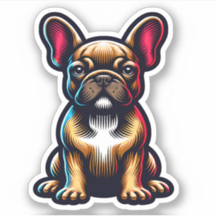 Autocollant de chien étanche pour chien de taureau