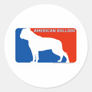 Autocollant de chiens de la Ligue majeure de Bulld