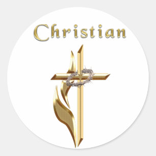 Autocollant de Christian Cross