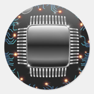 Autocollant de circuit de carte mère électronique