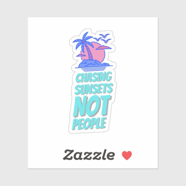 Autocollant de citation esthétique (Feuille)