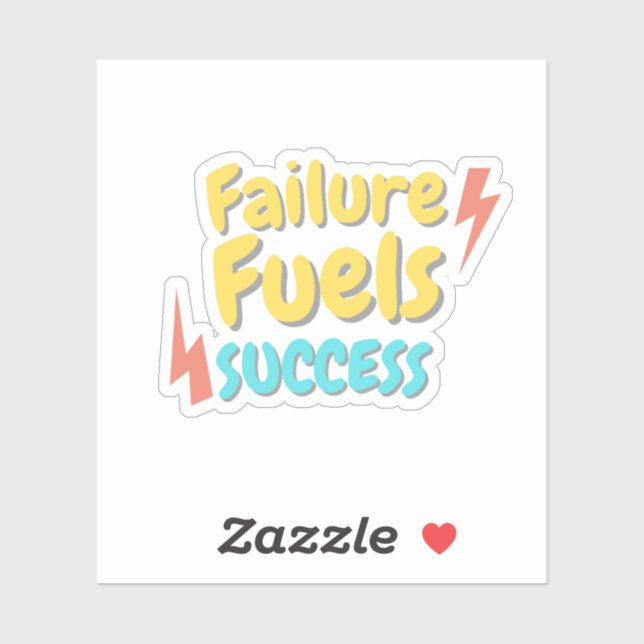 Autocollant de citation motivante  (Feuille)
