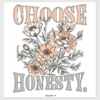 Autocollant de citation motivationnelle Choisissez