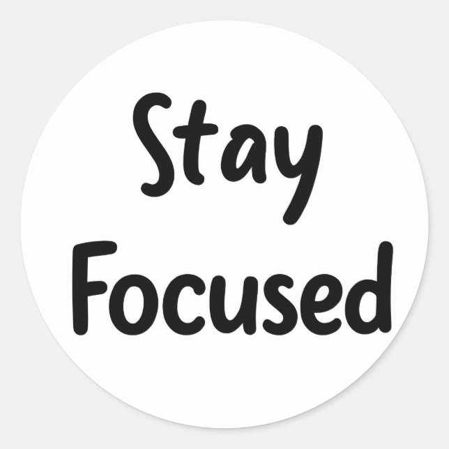 Autocollant de citation motivationnelle minimalist (Devant)
