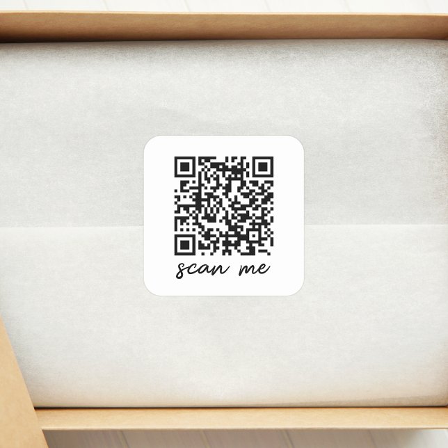 Autocollant de code QR personnalisé (Créateur téléchargé)