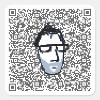 autocollant de code qr visnup