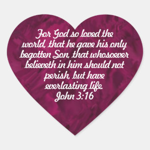 Autocollant de coeur