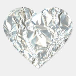 Autocollant de coeur de diamant de papier