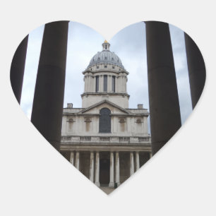 Autocollant de coeur de la cathédrale