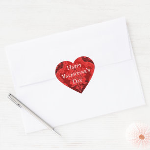 Autocollant de coeur Vintage Heureuse Sainte-Valen