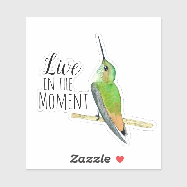 Autocollant de colibri d'Allen (Feuille)