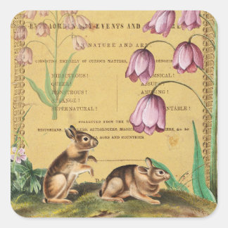 Autocollant de collage de lapin Journal Planificat
