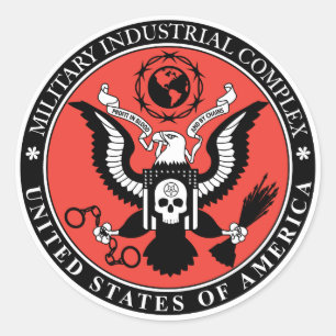 Autocollant de complexe militaro-industriel