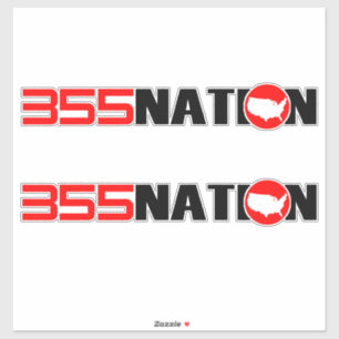 Autocollant de conception standard 355Nation