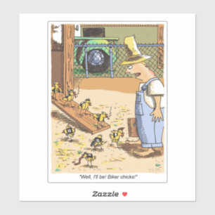 Autocollant de contour de moto Chicks