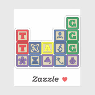 Autocollant de contour des blocs de futur biologis