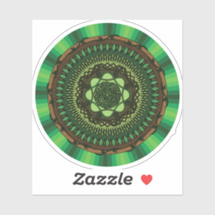 Autocollant de contour Mandala de la Terre
