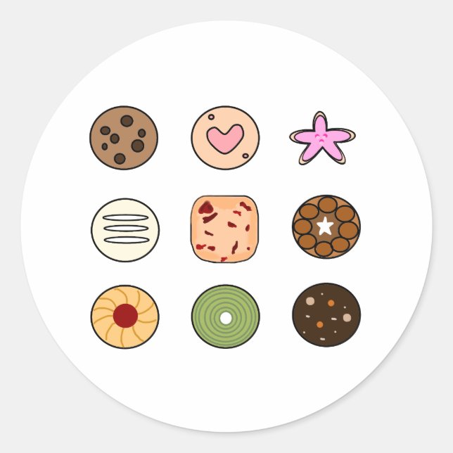 Autocollant de cookies (Devant)