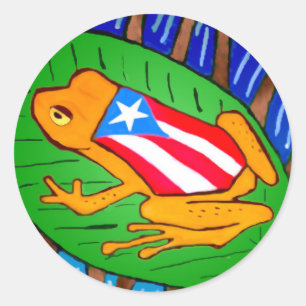 autocollant de Coqui-drapeau grand