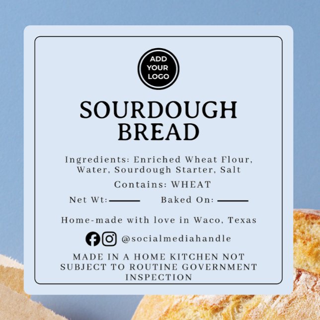 Autocollant de cottage Ingrédient Pain de campagne (Créateur téléchargé)