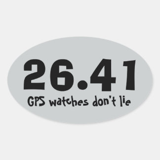 Autocollant de course de marathon