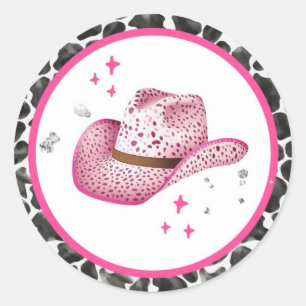 Autocollant de cowgirl Disco Rose