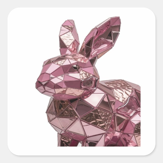 Autocollant de Craft Abstrait Rose Attrayant (Devant)