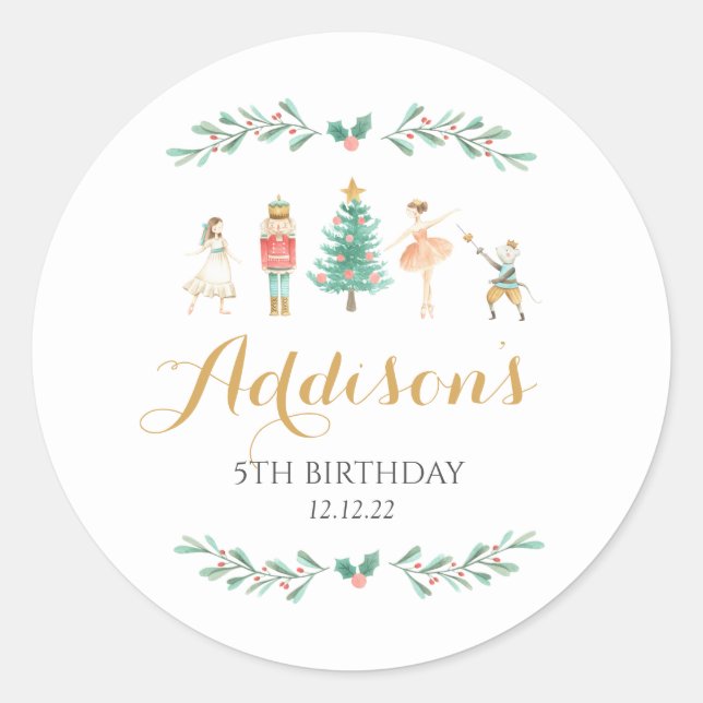 Autocollant de craqueur, Sugar Plum (Devant)