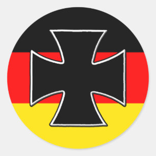 Autocollant de croix de fer de l'Allemagne
