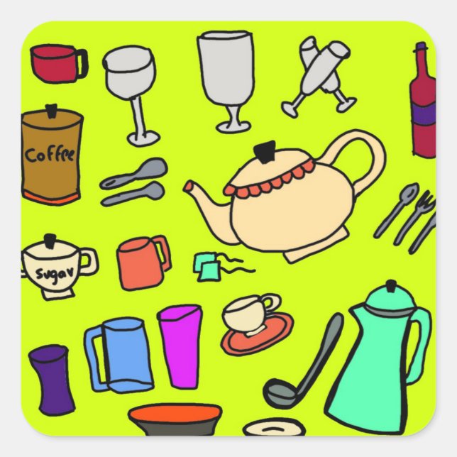 Autocollant de cuisine (Devant)