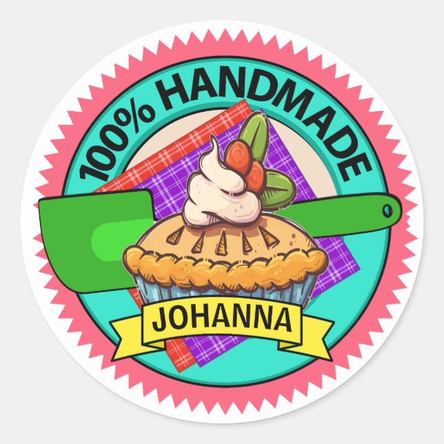 Autocollant de cuisine fait maison (Devant)